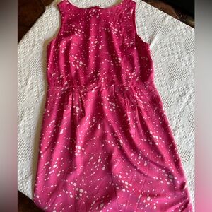 Boden silk pink sleeveless cocktail dress 12L